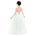 thumbnail image 1 of Ekidsbridal Girl Pageant Flower Girl Dress - Lace Halter Criss-Cross Back L248-A (Size: 2-12), 1 of 4