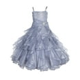 thumbnail image 1 of Ekidsbridal Girl Pageant Flower Girl Dress - Rhinestone Ruffled Organza 164-A (Size: 4-16), 1 of 2