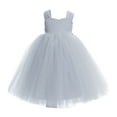thumbnail image 1 of Ekidsbridal Girl Princess Flower Girl Dress - Cap Sleeves Sequin Tutu Tulle 201-A (Size: M-10), 1 of 3