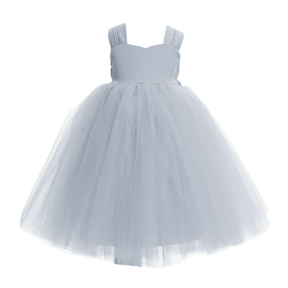 Ekidsbridal Girl Princess Flower Girl Dress - Cap Sleeves Sequin Tutu Tulle 201-A (Size: M-10)
