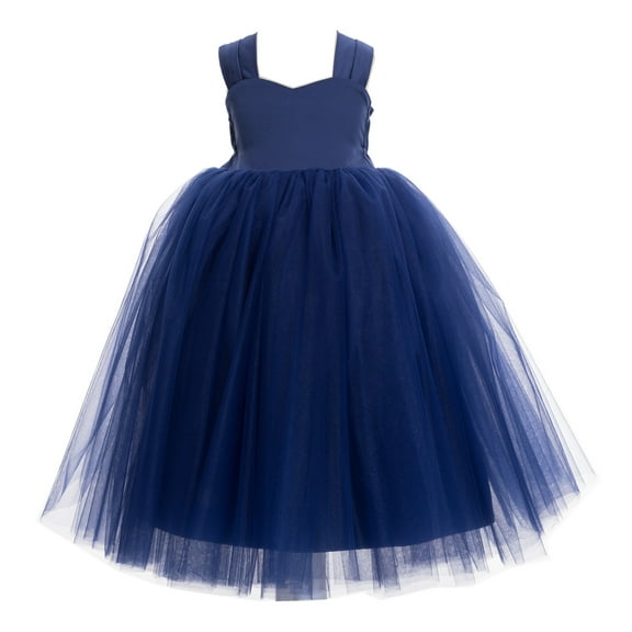 Ekidsbridal Girl Princess Flower Girl Dress - Cap Sleeves Sequin Tutu Tulle 201-A (Size: M-10)