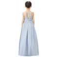 thumbnail image 1 of Ekidsbridal Girl Princess Flower Girl Dress - Keyhole Lace Halter with Chiffon 332-A (Size: 4-12), 1 of 6