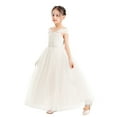 thumbnail image 1 of Ekidsbridal Girl Princess Flower Girl Dress - Off Shoulder Sequins with Tulle 322-A (Size: 4-12), 1 of 6