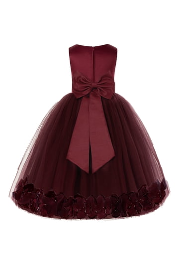 men's burgundy dress pants slim fit Burgundy Flower Girl Dress for Kids Birthday Party J464 – Jill Wish