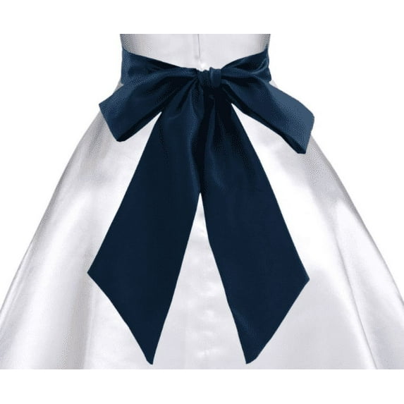 Ekidsbridal Hand tie Satin Sash for Bridal Shower Special Occasion Wedding Decoration Pageant Birthday Wedding Accessory Party Accessory DIY Plain Sash