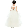 thumbnail image 1 of Ekidsbridal Heart Cutout Ruffle Skirt Flower Girl Dresses for Special Events Formal Evening Gown Photoshoot Christening Wedding Ballroom 329 12, 1 of 6