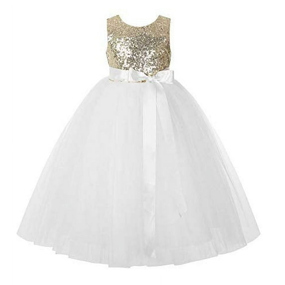 Ekidsbridal Heart Cutout Sequin Flower Girl Dress Junior Pageants Princess Ballroom Dance Gown 172seq 5