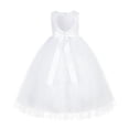 thumbnail image 1 of Ekidsbridal Heart Cutout Sequin Flower Girl Dress for Toddlers Junior Pageant Father Daughter Dance Recital Gowns 172seq 6, 1 of 3