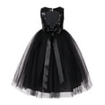 thumbnail image 1 of Ekidsbridal Heart Cutout Sequin Flower Girl Dress for Toddlers Junior Pageant Father Daughter Dance Recital Gowns 172seq 6, 1 of 3