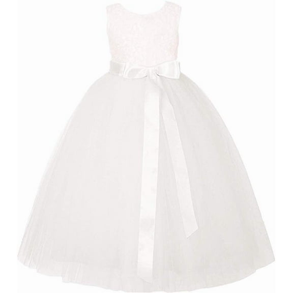 Ekidsbridal Heart Cutout Sequin Flower Girl Dresses Formal Ceremonial Gown for Wedding 172seq 5