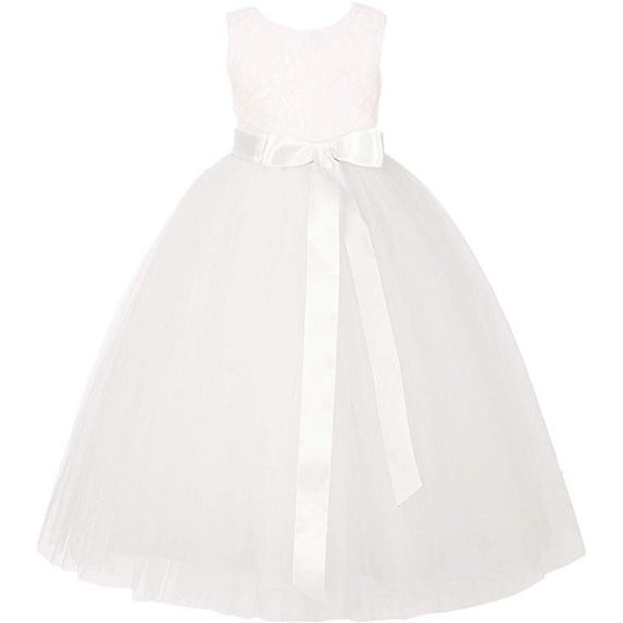 Ekidsbridal Heart Cutout Sequin Flower Girl Dresses for Toddlers Pretty Princess Pageant Gown 172seq 4