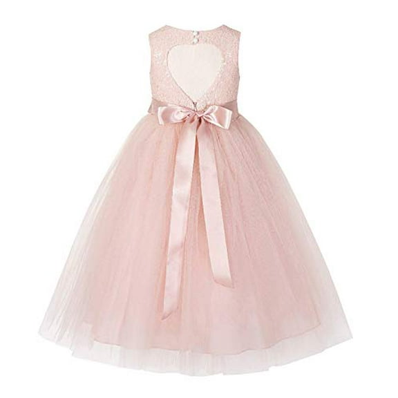 Ekidsbridal Heart Cutout Sequin Flower Girl Dresses for Toddlers Pretty Princess Pageant Gown 172seq 5