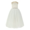 thumbnail image 1 of Ekidsbridal Ivory Lace Halter Flower Girl Dress Birthday Party Formal Evening Gown Junior Bridesmaid 213R4 5, 1 of 3