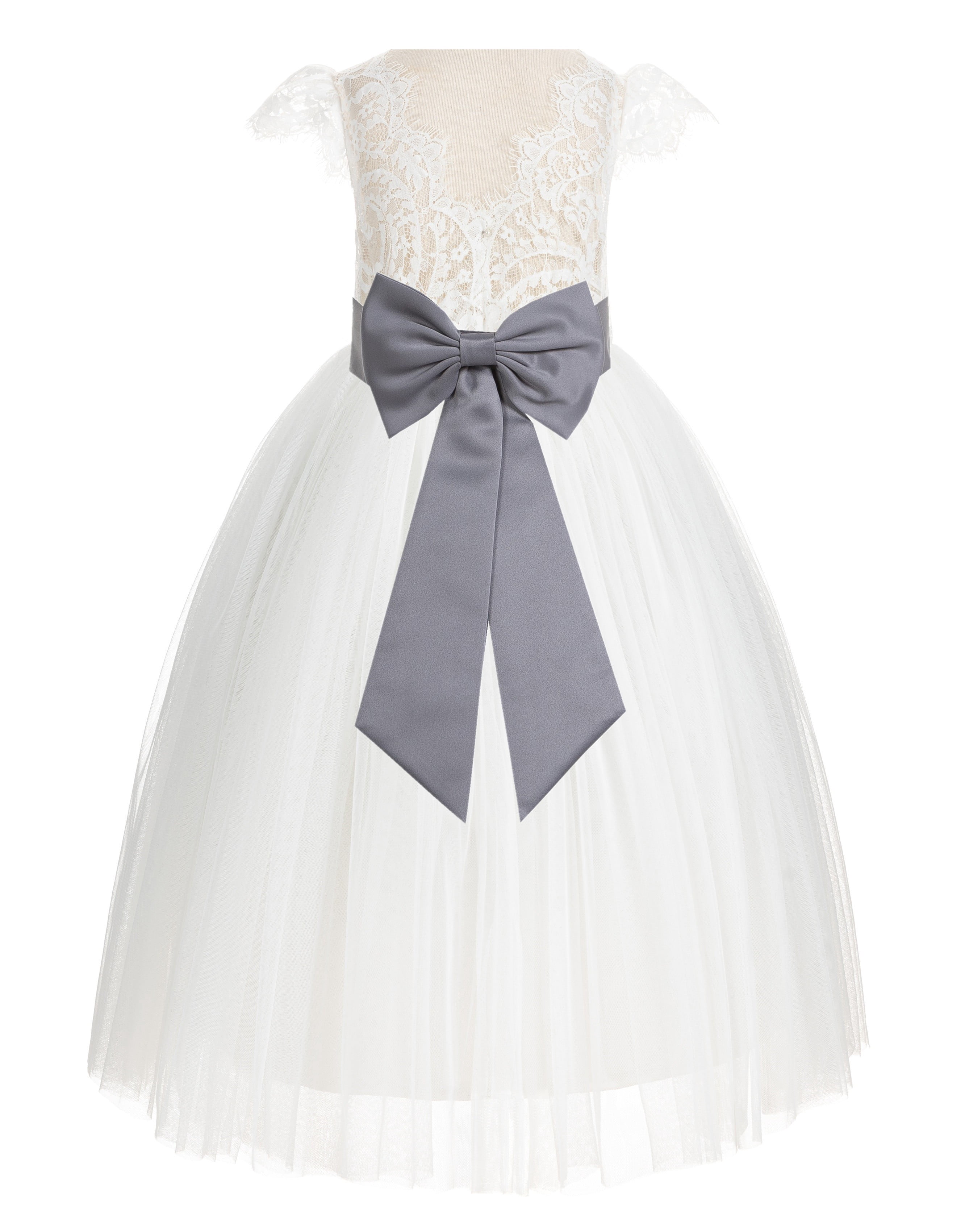 ivory lace junior bridesmaid dresses Ivory Flower Girl Dress Bohemian Flower Girl Tulle Flower Girl Junior Bridesmaid Dress Lace Flower Girl Long Sleeve Flower Girl Dress