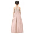 thumbnail image 1 of Ekidsbridal Lace Back Halter Flower Girl Dress Junior Bridesmaid Pretty Princess Gown for Ballroom Dance Party 332 10, 1 of 6