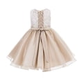 thumbnail image 1 of Ekidsbridal Lace Organza Flower Girl Dress Junior Bridesmaid Gown for Wedding Toddlers Communion Baptism 186F 4, 1 of 2