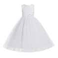 thumbnail image 1 of Ekidsbridal Lace Tulle Tutu Flower Girl Dress Formal Evening Gown Wedding Reception Birthday Party Social Event 188 4, 1 of 2
