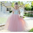thumbnail image 1 of Ekidsbridal One-Shoulder Sequin Tutu Flower Girl Dress for Wedding Father Daughter Dance Ceremony Gown 182 3, 1 of 7