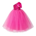 thumbnail image 1 of Ekidsbridal One-Shoulder Sequin Tutu Flower Girl Dresses for Junior Prom Dancing Fashion Wedding Reception Toddler 182 8, 1 of 3
