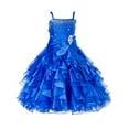 thumbnail image 1 of Ekidsbridal Rhinestone Organza Layers Flower Girl Dress Princess Dresses Special Occasion Dresses Pageant Dresses Ballroom Gown Toddler Girl Dresses Easter Summer Dresses Birthday Girl Dress 164S, 1 of 2