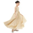 thumbnail image 1 of Ekidsbridal Ruffle Trim Chiffon Flower Girl Dress for Pretty Princess Pageant Formal Evening Gown 324 4, 1 of 6