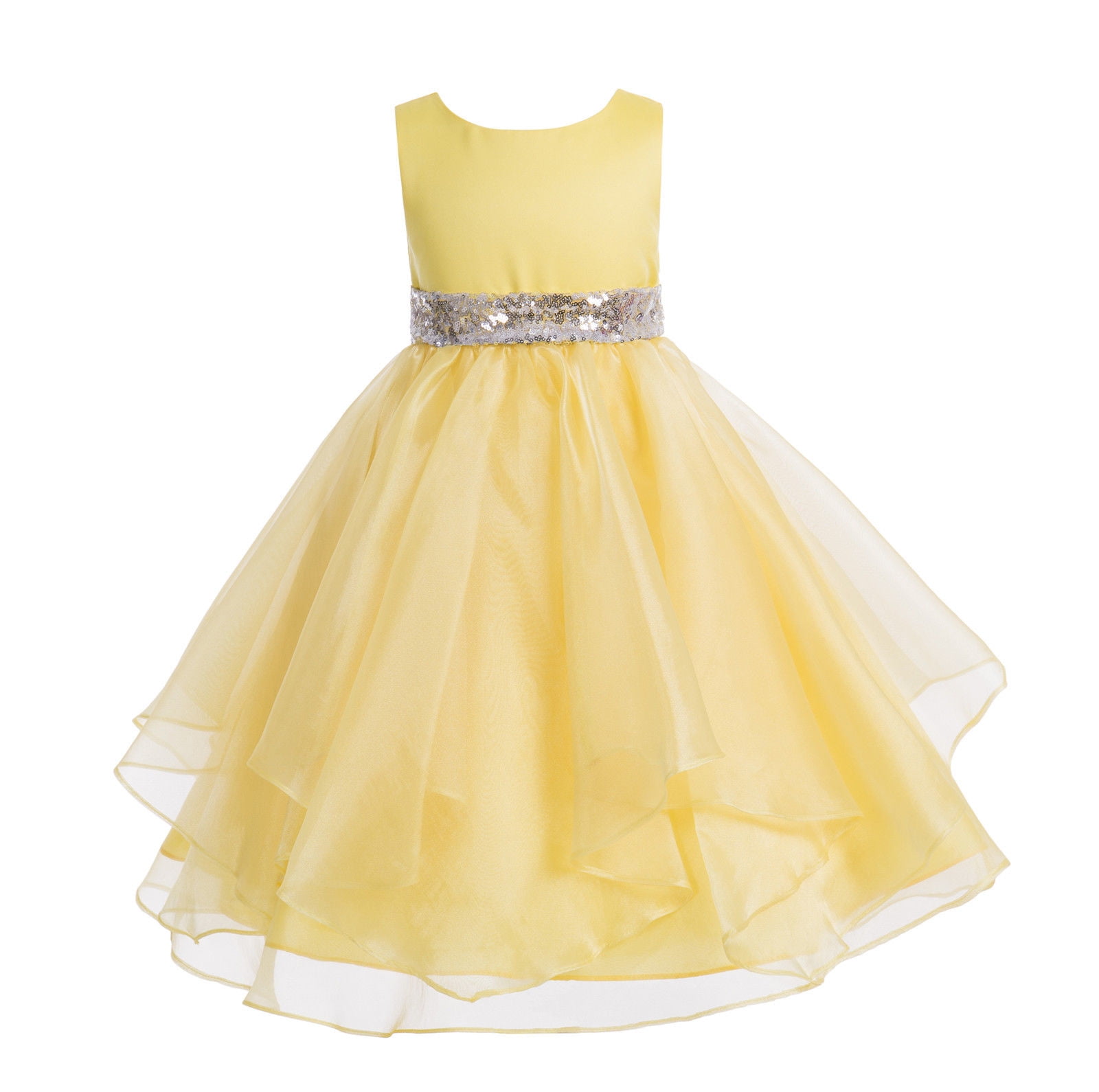 Ball Gown Organza Ruffles Girls Pageant Dress For Weddings main image 0
