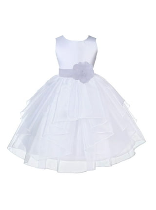 White graduation dresses outlet for kindergarten