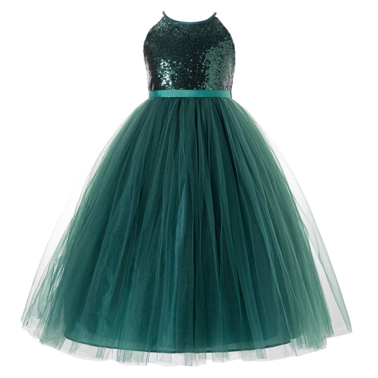 green emerald velvet dress Amazon.com: Galawaqe Kids Junior Bridesmaid Dresses Chiffon Flower Girl  Dress for Teen Girl Long Party Pageant Gowns: Clothing, Shoes & Jewelry main image 1