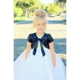 thumbnail image 1 of Ekidsbridal Sequins Mesh Black Bolero Flower Girl Party Capes Princess Cape Dress Cover Up Shrug Jacket 4, 1 of 3