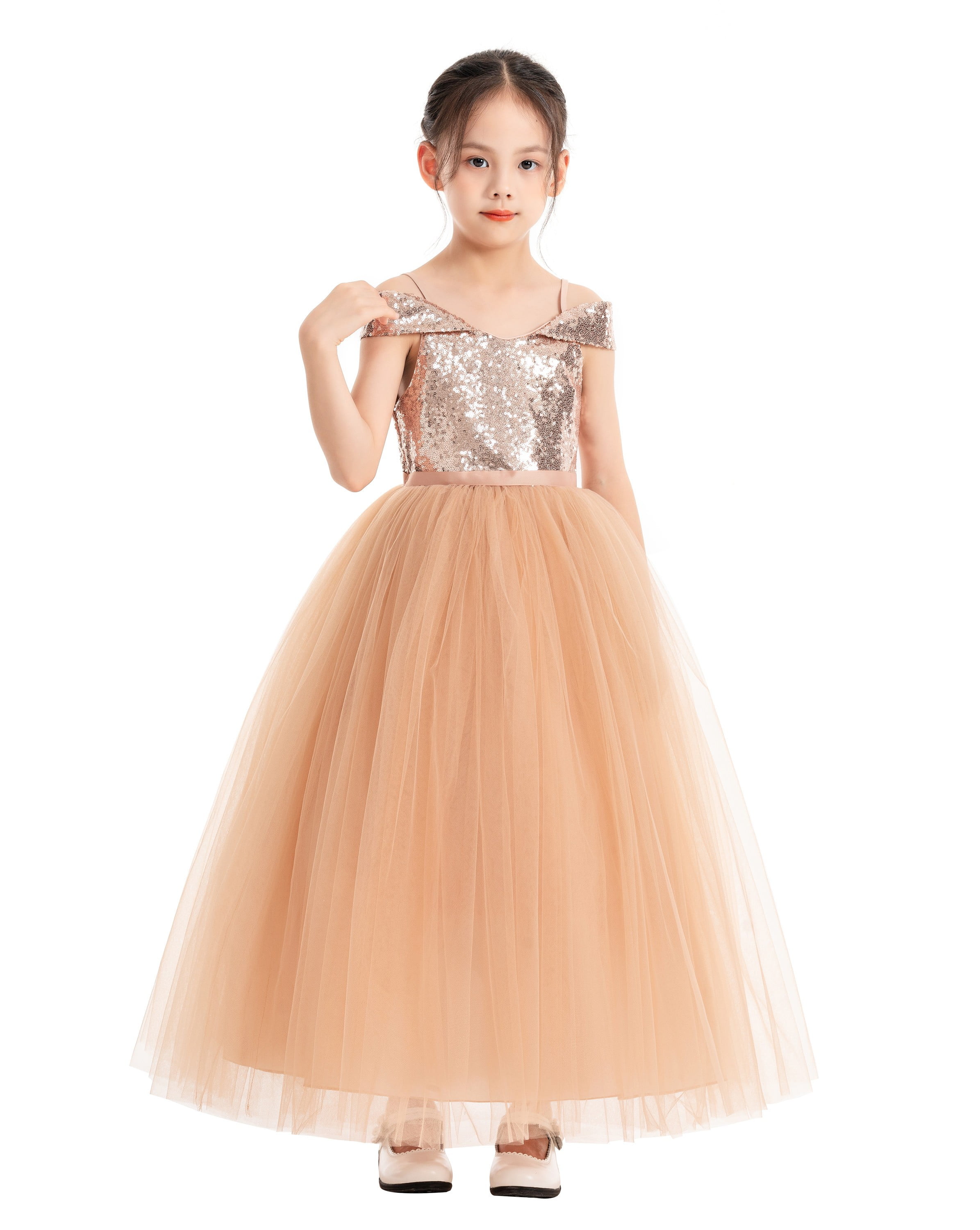 Flower Girl Dresses Gold Junior Bridesmaid Dresses Ekidsbridal Sequins Off The Shoulder Flower Girl Dresses Junior Flower Girl Dresses Gold Junior Bridesmaid Dresses Ekidsbridal Sequins Off The Shoulder Flower Girl Dresses Junior
