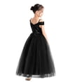 thumbnail image 1 of Ekidsbridal Sequins Off the Shoulder Flower Girl Dresses Junior Bridesmaid Pageant Ballroom Gown 322 6, 1 of 6