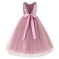 thumbnail image 1 of Ekidsbridal Sequins V-Back Formal Flower Girl Dresses Princess Ceremonial Gown LG1 2, 1 of 3