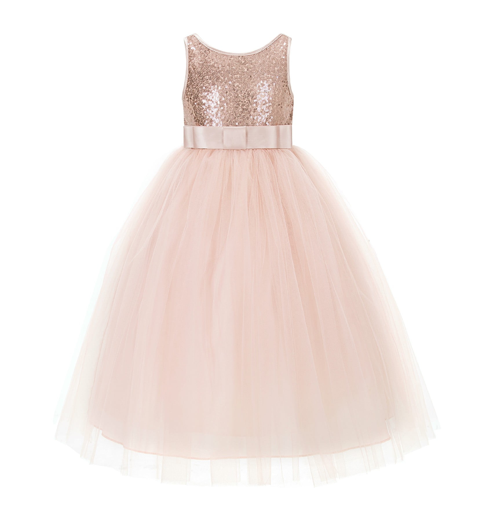 A-Line Floor-length Flower Girl Dress/Wedding Guest Dresses - Chiffon