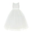 thumbnail image 1 of Ekidsbridal Sequins V-Back Formal Flower Girl Dresses Princess Ceremonial Gown LG1 8, 1 of 3