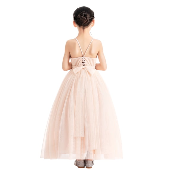 Ekidsbridal Spaghetti Straps Sequin Lace Up Flower Girl Dress Special Occasion 122 6