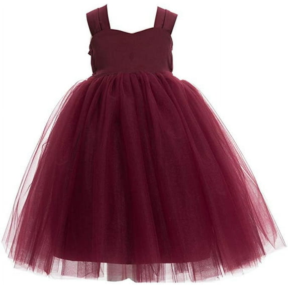 Ekidsbridal Sweetheart Neck Top Tutu Flower Girl Dress Wedding Tulle Pageant Gown for Toddlers 201 8