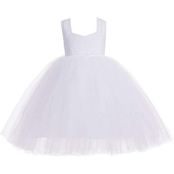 Ekidsbridal Sweetheart Neck Top Tutu Flower Girl Dress Wedding Tulle Father Daughter Dance Recital Gown for Toddlers 201 10
