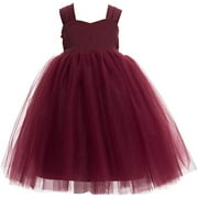 Ekidsbridal Sweetheart Neck Top Tutu Flower Girl Dress Wedding Tulle Father Daughter Dance Recital Gown for Toddlers 201 6