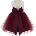 thumbnail image 1 of Ekidsbridal V-Back Backless Lace Formal Flower Girl Dress Wedding Reception Toddlers Birthday Party 206T 5, 1 of 3