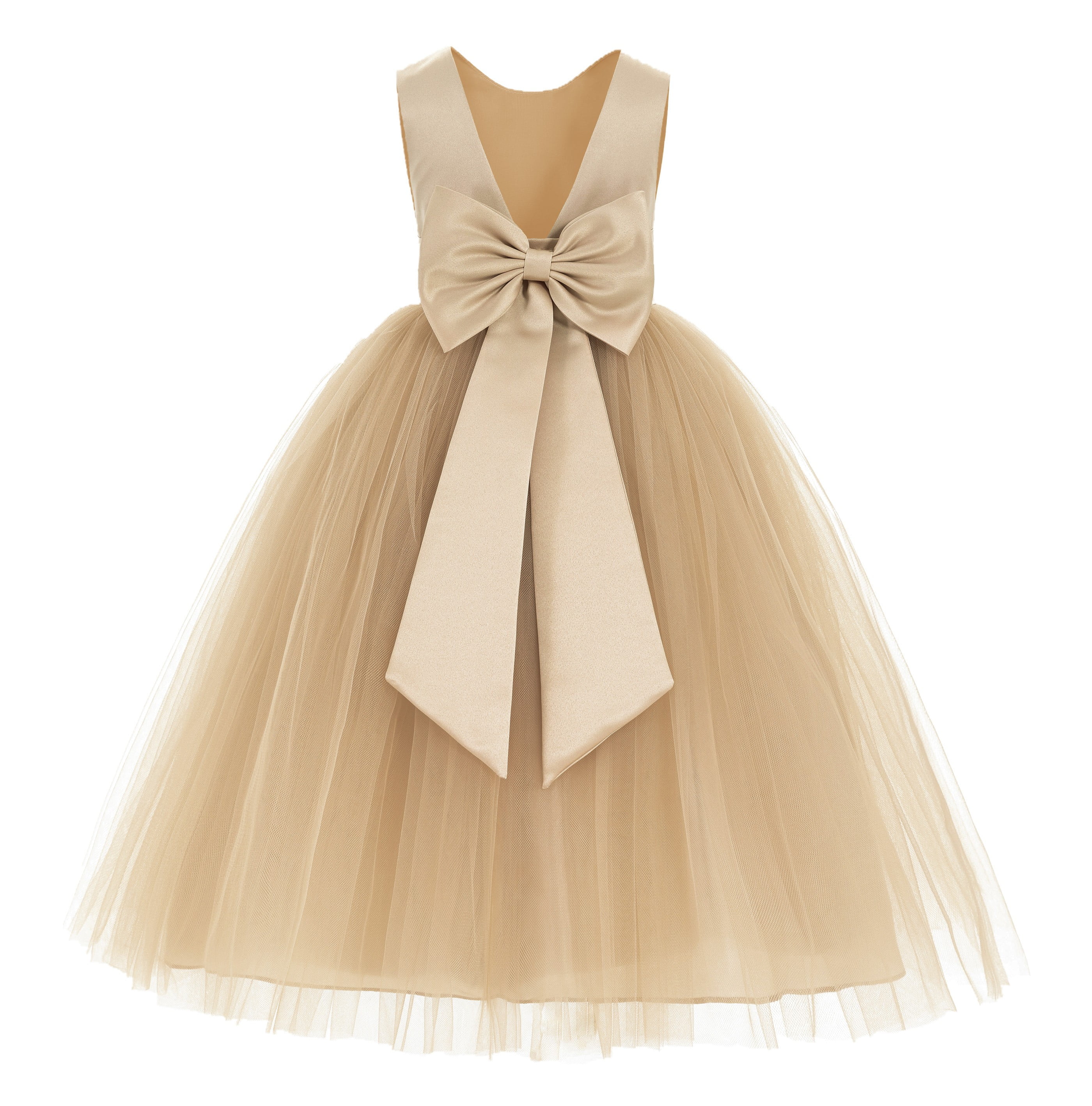 Flower Girl Wedding Princess Dress Girl Cute Baptism Dress
