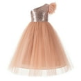 thumbnail image 1 of Ekidsbridal Vintage Corset Feather Flower Girl Dress Princess Gowns for Toddlers Ballroom Dance Recital OS2 10, 1 of 3