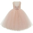 thumbnail image 1 of Ekidsbridal Vintage Corset Tutu Junior Flower Girl Dress Communion Baptism Christening Formal Evening Gown 205 8, 1 of 3