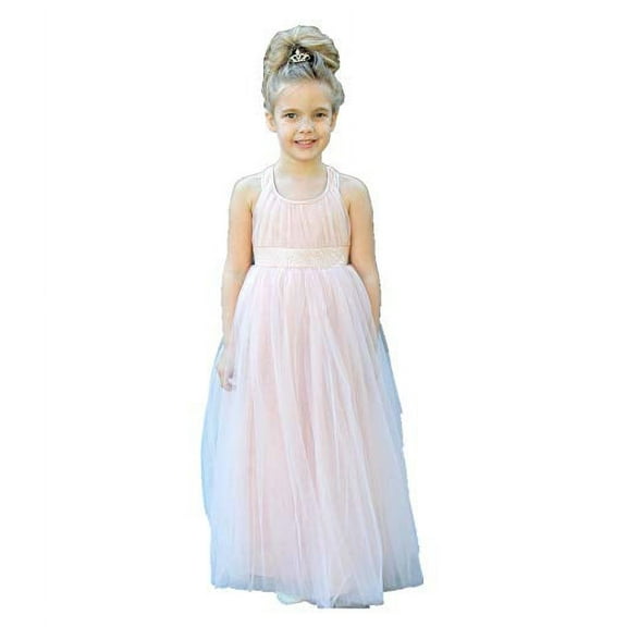 Ekidsbridal Wedding Cross Straps A-Line Flower Girl Dresses Junior Pageant Holiday Birthday Party Gown 173 12