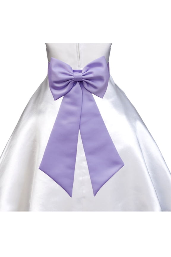 Wedding Satin Tiebow Sash Bow Tie Sash with Velcro Closure 2 pcs Set Bridal Flower Special Occasion Decoration Pageant Birthday Flower Accessory