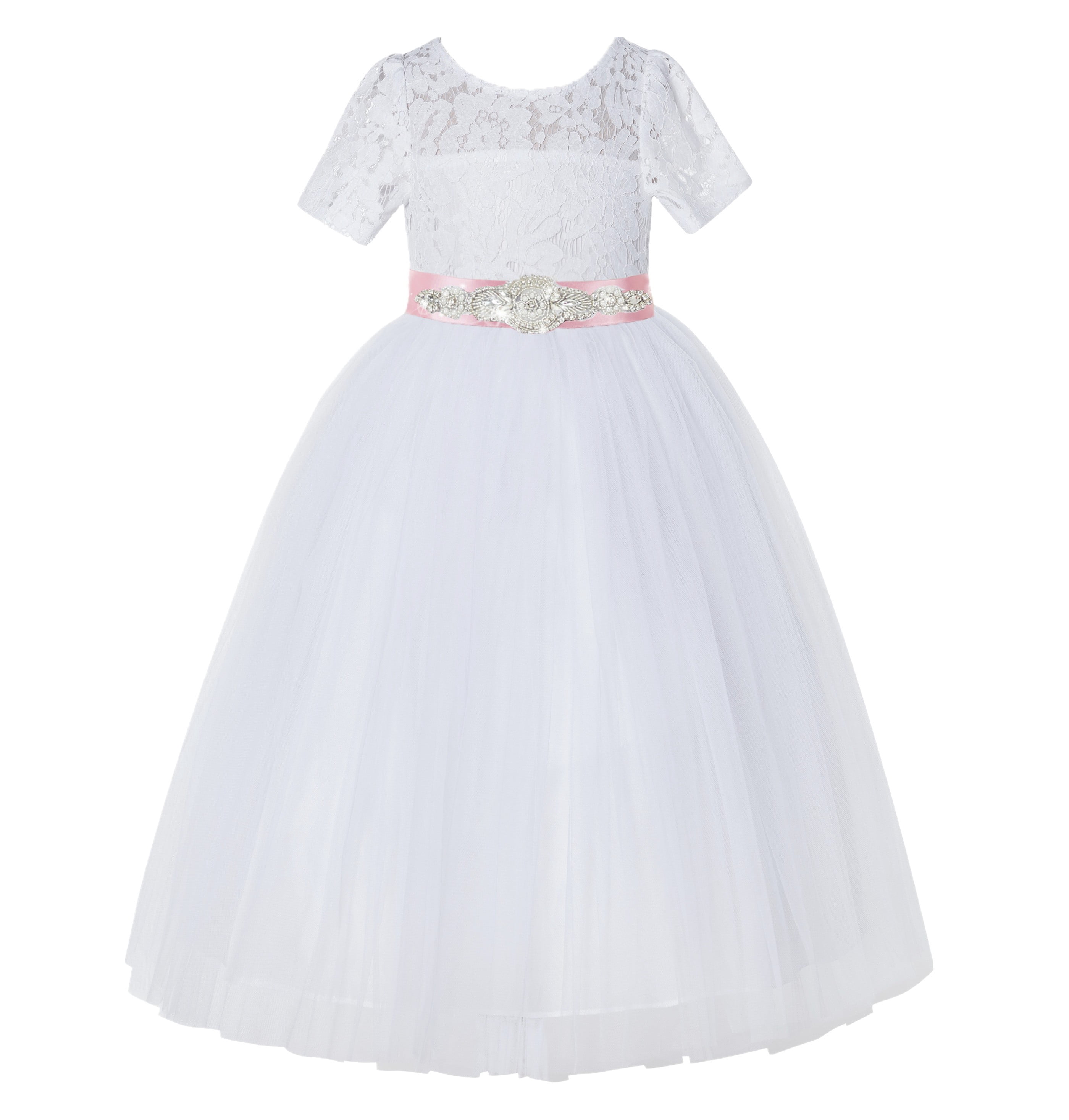 chinese dress ladies NINI / Blush & Ivory Flower Girl Dress main image 0