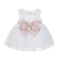 thumbnail image 1 of Ekidsbridal White Lace Heart Cutout Formal Flower Girl Dress for Photoshoots Beauty Pageant Dance Recital Gown BB1 M, 1 of 3