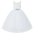 thumbnail image 1 of Ekidsbridal White Toddler Lace Tutu Birthday Party Gown Formal Photoshoot Dresses for Flower Girls 212R5thin 10, 1 of 3