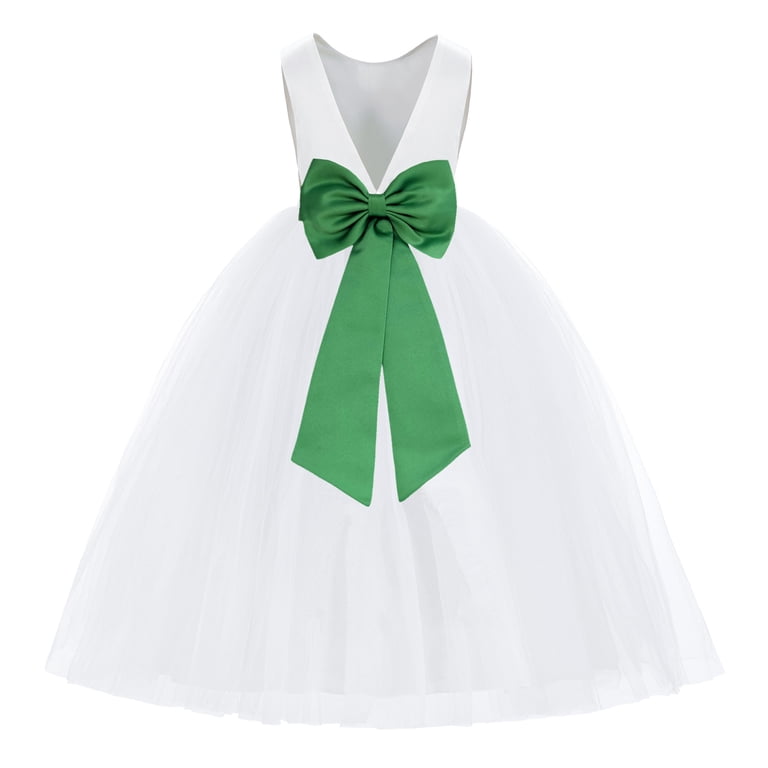 green emerald velvet dress Romantic White Lace Long Sleeves V-Neck Sash Ball Gown Satin Wedding Dresses with Rhinestone main image 0