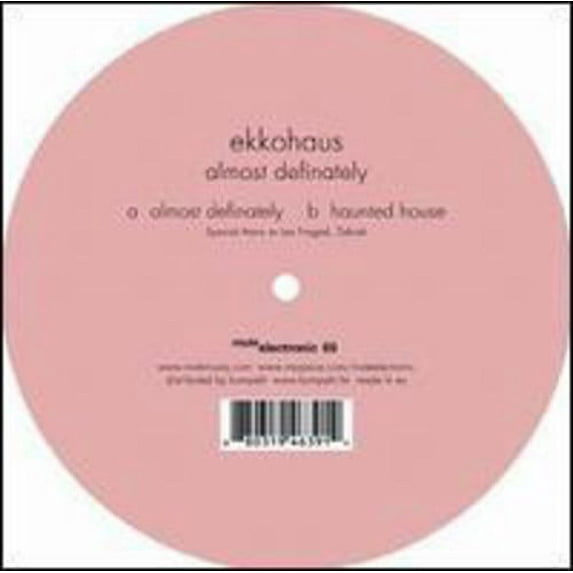 Ekkohaus - Almost Definately - Electronica - Vinyl