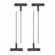SAE Plain Ball Hex Key Hex Key, 7/32 Tip Size, 9 in Long, 4 in Short, 4 PK 61814